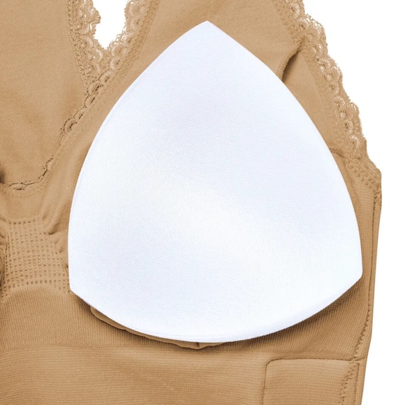 NEW 2pk Women Sports Bra Seamless Front Cross Side Attmnt Wireless Workout Yoga - Picture 10 of 12